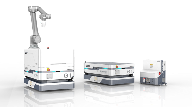 球速体育數位開發的自主式移動機器人（AMR250M），搭配全向輪並結合AI演算法、2D LiDAR、3D攝影機等技術，協助客戶實現產線全自動化